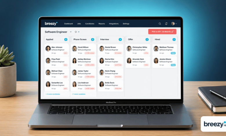 Breezy HR review 2026 — best applicant tracking system for small business hiring teams