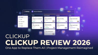 ClickUp project management software review 2026