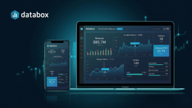 Databox business intelligence dashboard review 2026 — KPI tracking and marketing analytics